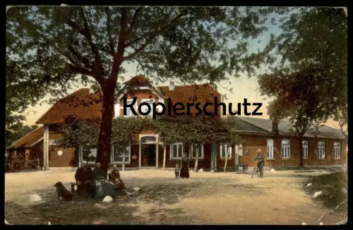 ALTE POSTKARTE JÄGER ERWISCHT LIEBESPAAR ALL HEIL RAD DACKEL JAGD DACHSHUND HUMOR hunter hunting teckel postcard AK cpa