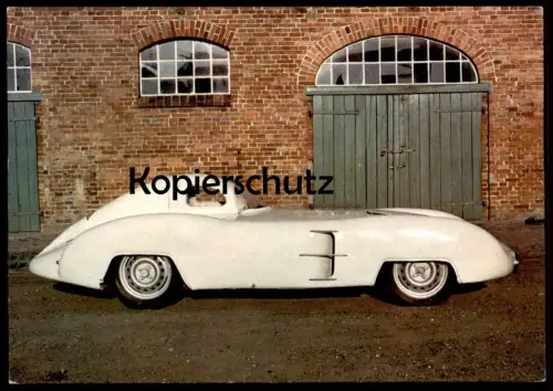 ÄLTERE POSTKARTE LLOYD ROLAND 1954 WELTREKORDWAGEN AUTO-MUSEUM HILLERS TREMSBÜTTEL car postcard Ansichtskarte cpa AK