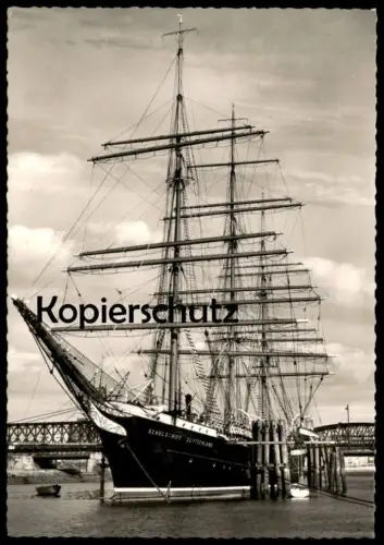 ÄLTERE POSTKARTE BREMEN SCHULSCHIFF DEUTSCHLAND Segelschiff Schiff clipper sailing ship cpa photo postcard Ansichtskarte