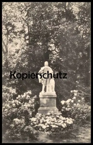 ALTE POSTKARTE GRUSS AUS BERLIN KURPRINZEN-DENKMAL TIERGARTEN Kurfürst Friedrich Wilhelm Ansichtskarte AK cpa postcard