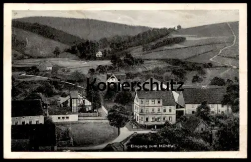 ALTE POSTKARTE ROBERTSMÜHLE EINGANG ZUM MÜHLTAL EISENBERG THÜRINGEN Mühle Ansichtskarte postcard cpa AK
