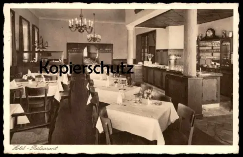 ALTE POSTKARTE GELSENKIRCHEN HOTEL MONOPOL RESTAURANT MODELLSCHIFF Schiff ship model bateau modélisme Ansichtskarte cpa