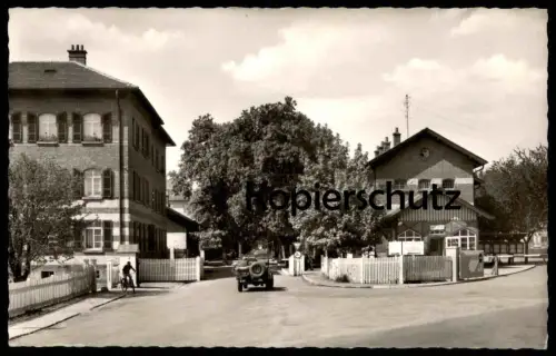 ÄLTERE POSTKARTE MÜNSINGEN TRUPPENÜBUNGSPLATZ EINGANG ZUM ALTEN LAGER camp Ansichtskarte cpa AK postcard