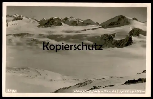 ALTE POSTKARTE HAUSLABJOCH FINAILSPITZE 3514 METER ÖTZTAL 1933 Tirol Panorama postcard cpa AK Ansichtskarte
