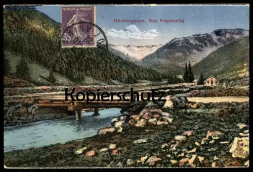 ALTE POSTKARTE HOCHVOGESEN DAS FRANKENTAL Vosges Remiremont AK Ansichtskarte postcard cpa