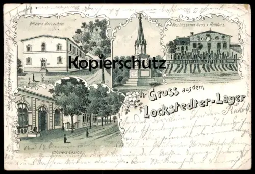 ALTE LITHO POSTKARTE GRUSS AUS BAD MEINBERG 1897 ROSE MOORBAD FRAU BEIM BADEN woman bath Ansichtskarte postcard cpa AK