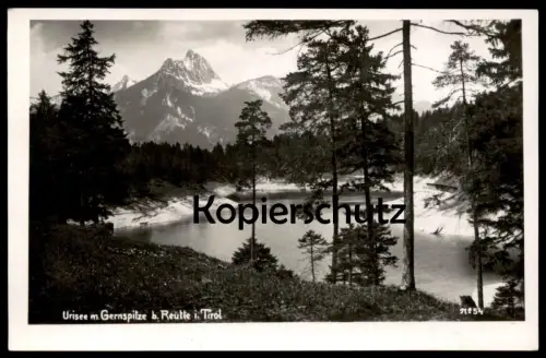 ALTE POSTKARTE REUTTE 1930 GEGEN DIE HORNBACHKETTE AUSSERFERN TIROL Monopol Verlag postcard cpa AK Ansichtskarte