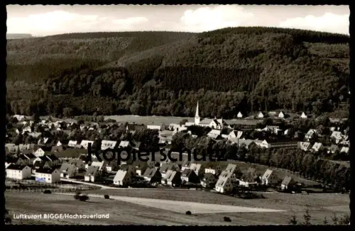 ÄLTERE POSTKARTE LUFTKURORT BIGGE IM HOCHSAUERLAND PANORAMA OLSBERG Sauerland Ansichtskarte cpa AK postcard