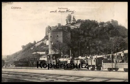 ÄLTERE POSTKARTE KAPELLEN STOLZENFELS AM RHEIN Koblenz Schiff Vaterland Dampfer steam ship postcard Ansichtskarte cpa AK