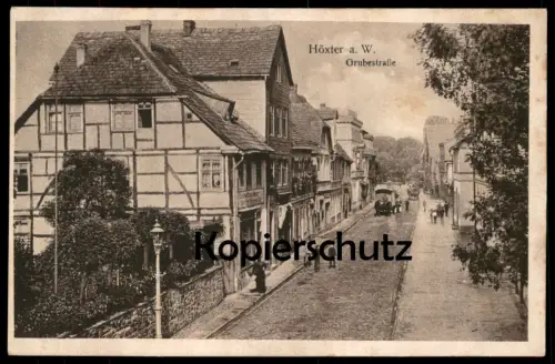 ALTE POSTKARTE HÖXTER VOM FELSENKELLER GEDICHT DAMPFLOK BAHNSTRECKE ZUG Ansichtskarte postcard cpa AK