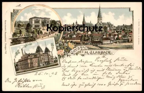 ALTE LITHO POSTKARTE GRUSS AUS CROPPENSTEDT KREUZ KROPPENSTEDT WESTLICHE BÖRDE SACHSEN-ANHALT AK Ansichtskarte postcard