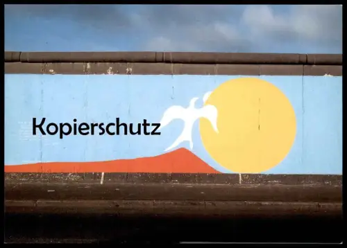 ÄLTERE POSTKARTE BERLIN SALVADORE DE FAZIO DAWN OF PEACE BERLINER MAUER THE WALL LE MUR ART cpa Ansichtskarte postcard