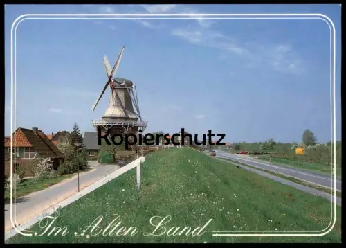 ÄLTERE POSTKARTE IM ALTEN LAND WINDMÜHLE windmolen windmill Mühle molen mill postcard Ansichtskarte cpa AK