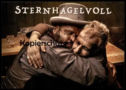 POSTKARTE STERNHAGELVOLL RAUSCH IN EXTREMO ALKOHOL DRUNKEN beer alcohol bière alcool Ansichtskarte postcard cpa AK