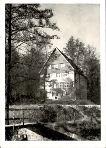 ALTE ORIGINAL KÜNSTLER KARTE MÜNCHEN ERINNERUNG AN DIE BAYERISCHE HANDWERKSAUSSTELLUNG SCHERENSCHNITT 1927 AK Silhouette