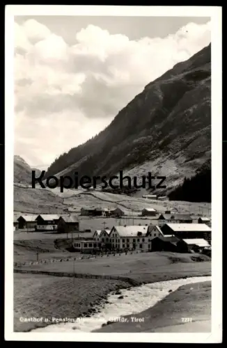 ALTE POSTKARTE GALTÜR PENSION ALPENROSE Tirol Paznauntal Ansichtskarte AK cpa postcard