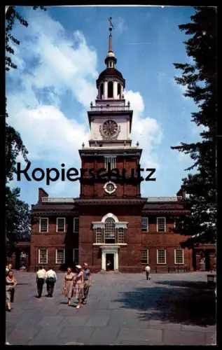 ÄLTERE POSTKARTE PHILADELPHIA INDEPENDENCE HALL Pennsylvania USA Unabhängigkeitsgebäude postcard cpa AK Ansichtskarte