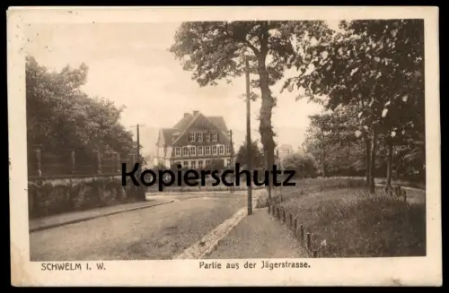 ALTE POSTKARTE SCHWELM PARTIE AUS DER JÄGERSTRASSE Ansichtskarte AK cpa postcard