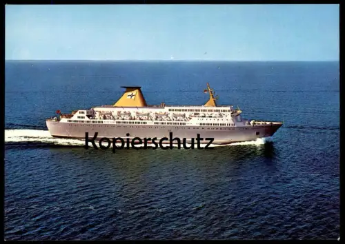 ÄLTERE POSTKARTE KRONPRINS HARALD MEER KIEL OSLO FÄHRSCHIFF FÄHRE ferry Schiff Motorschiff ship bateau Ansichtskarte cpa