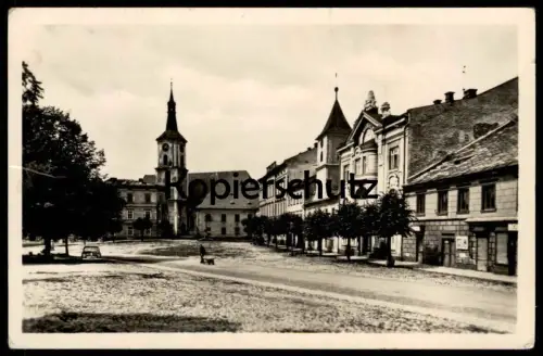 ALTE POSTKARTE KRÁLÍKY NÁMESTI CESKOSLOVENSKÉ ARMÁDY GRULICH ceska republika czech republic Ansichtskarte postcard