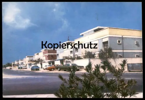 ÄLTERE KARTE KUWAIT WOHNVIERTEL 03.03.1972 AUTOS HÄUSER HAUS AHMED SALMAN Ansichtskarte postcard cpa AK