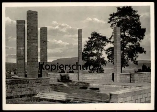 ALTE POSTKARTE SAARBRÜCKEN EHRENMAL FÜR DIE GEFALLENEN DES WELTKRIEGES 1914 - 1918 DENKMAL Ansichtskarte AK postcard cpa