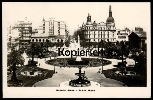 ALTE POSTKARTE BUENOS AIRES PLAZA MAYO ARGENTINA ARGENTINIEN Ansichtskarte postcard cpa AK
