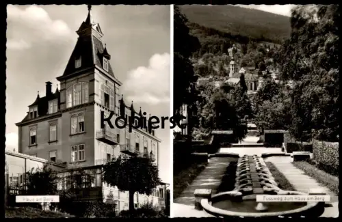 ÄLTERE POSTKARTE BADEN-BADEN CHRISTLICHES HOSPIZ HAUS AM BERG ERHOLUNGSHEIM DER INNEREN MISSION Ansichtskarte postcard