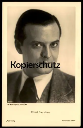 ALTE POSTKARTE ERNST VEREBES FILM-SCHAUSPIELER OTTO KURT VOGELSANG BERLIN ROSS VERLAG Erno actor acteur AK cpa postcard