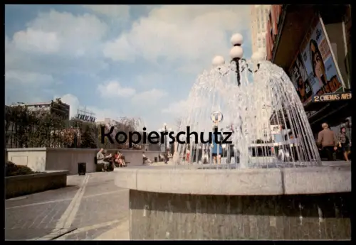 ÄLTERE POSTKARTE BRUXELLES METRO PTE. DE NAMUR U-BAHN subway cpa postcard Ansichtskarte