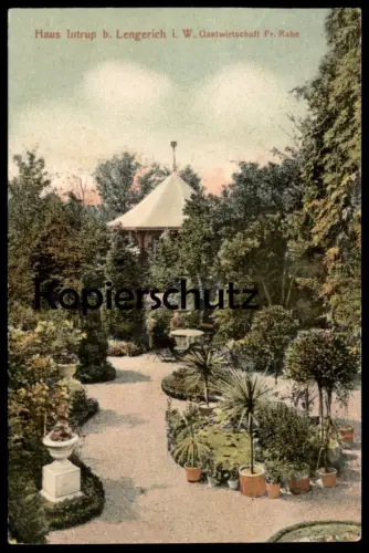 ALTE POSTKARTE LENGERICH IN WESTFALEN HAUS INTRUP GASTWIRTSCHAFT RAHE Ansichtskarte AK postcard cpa