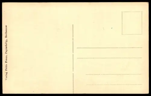 ALTE POSTKARTE RATHENOW HAVELPARTIE PARTIE AN DER HAVEL Ansichtskarte