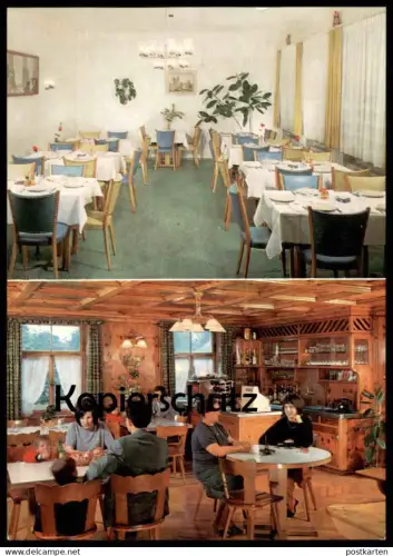 ÄLTERE POSTKARTE RESTAURANT HIRSCHEN MAUREN FÜRSTENTUM LIECHTENSTEIN Ansichtskarte