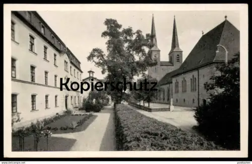 ALTE POSTKARTE NEUENDETTELSAU MUTTERHAUS & KIRCHE BAYERN Ansichtskarte AK postcard cpa