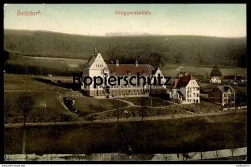 ALTE POSTKARTE BETZDORF AN DER SIEG PROGYMNASIUM 1907 Gymnasium Schule Ansichtskarte AK cpa postcard