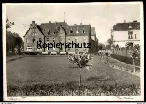 ALTE POSTKARTE RHEINE IN WESTFALEN GESELLENHAUS 1937 Ansichtskarte AK cpa postcard