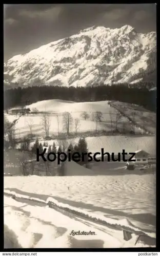 ALTE POSTKARTE HOCHSTAUFEN PANORAMA WINTER SCHNEE PHOTOGRAPH HEINRICH FRÖHLICH BAD REICHENHALL Ansichtskarte AK postcard