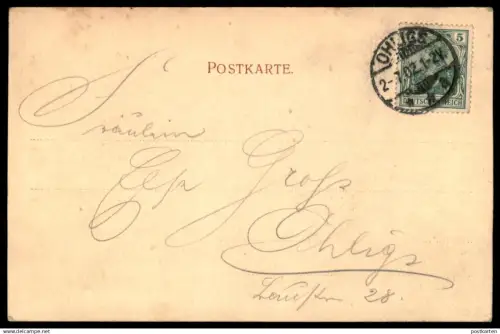 ALTE POSTKARTE OHLIGS RATHHAUS 1902 RATHAUS SOLINGEN Ansichtskarte AK cpa postcard