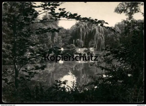 ALTE POSTKARTE STRASSBURG IM ELSASS STADTGARTEN ORANGERIE STRASBOURG 1943 Feldpost Ansichtskarte postcard AK cpa