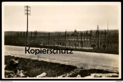 ALTE POSTKARTE HAUTECOURT MEUSE 2805 GRÄBER 2 GEBEINHALLEN CIMETIÈRE MILITAIRE ALLEMAND Friedhof cemetery cpa postcard