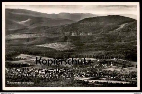 ALTE POSTKARTE GAGGENAU IM MURGTAL PANORAMA TOTALANSICHT GESAMTANSICHT Ansichtskarte AK postcard cpa