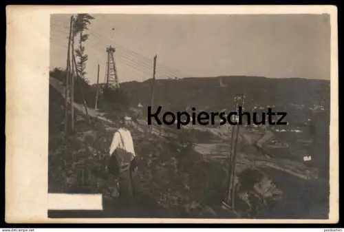 ALTE FOTO-POSTKARTE MURENI MURES PANORAMA 1918 Romania Rumänien roumanie Ansichtskarte AK cpa postcard