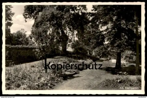ÄLTERE POSTKARTE AM STEINGARTEN KNABENINSTITUT LUCIUS FORSTHAUS BEI ECHZELL OBERHESSEN Hessen Ansichtskarte cpa postcard