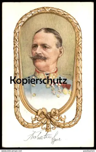 ALTE KÜNSTLER POSTKARTE ALEXANDER VON KROBATIN FELDMARSCHALL ÖSTERREICH UNGARN AUGUST PATEK Militär Ansichtskarte AK cpa