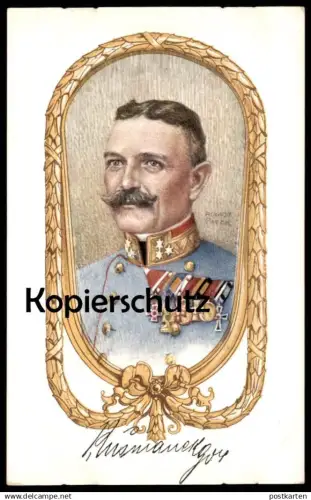ALTE KÜNSTLER POSTKARTE HERMANN KUSMANEK VON BURGNEUSTÄDTEN FELDMARSCHALL ÖSTERREICH UNGARN AUGUST PATEK Militär AK cpa