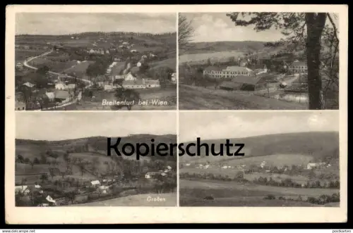 ALTE POSTKARTE BREITENFURT BEI WIEN GRABEN PANORAMA STEMPEL ÖSTERREICHISCHE ZENSURSTELLE 482 Ansichtskarte cpa postcard
