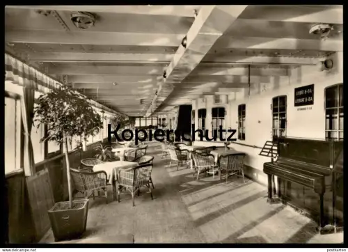 ÄLTERE POSTKARTE M.S. BERLIN NORDDEUTSCHER LLOYD VERANDA I. KLASSE LIVBAT LIFEBOAT RETTUNGSBOOT MS Schiff ship postcard