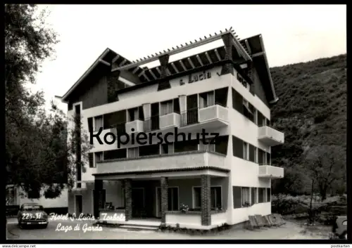 ÄLTERE POSTKARTE TORBOLE HOTEL SANTA LUCIA LAGO DI GARDA GARDASEE AK Ansichtskarte cpa postcard