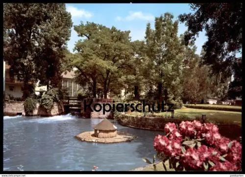 ÄLTERE POSTKARTE SIEGBURG AM MÜHLENGRABEN VOGELHAUS NISTPLATZ ENTENTEICH WEHR Ansichtskarte postcard cpa AK