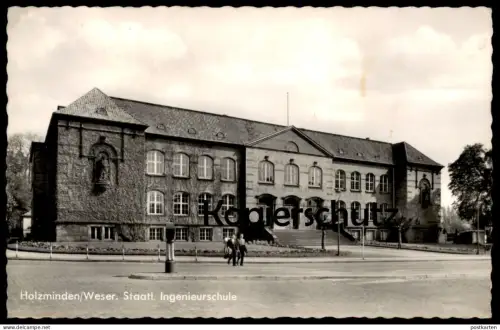 ÄLTERE POSTKARTE HOLZMINDEN WESER INGENIEURSCHULE SCHULE Ansichtskarte AK cpa postcard